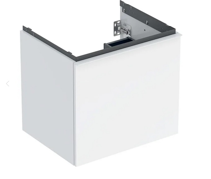 Тумба под раковину Geberit Acanto 59,2x47,5 см ДСП белый глянцевый 503.003.01.1