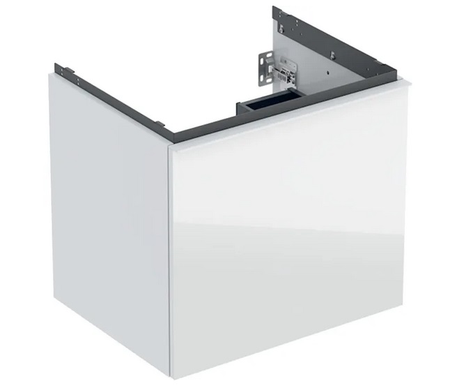 Тумба під мушлі Geberit Acanto 59,2x47,5 см ДСП білий глянсовий 503.003.01.2