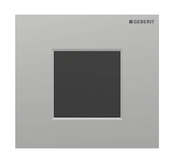 Система управління пісуаром Geberit Square з електронним запуском змиву хром матовий 116.094.JQ.1