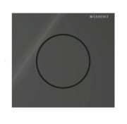 Система управления писсуаром Geberit Round с пневматическим запуском смыва черный 116.014.SJ.1