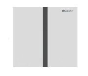 Система управления писсуаром Geberit Square с электронным запуском смыва белый матовый 116.227.JT.1