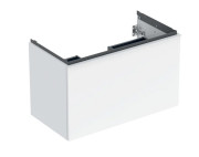 Тумба под раковину Geberit Acanto 88,8x47,5 см ДСП белый глянцевый 503.005.01.1