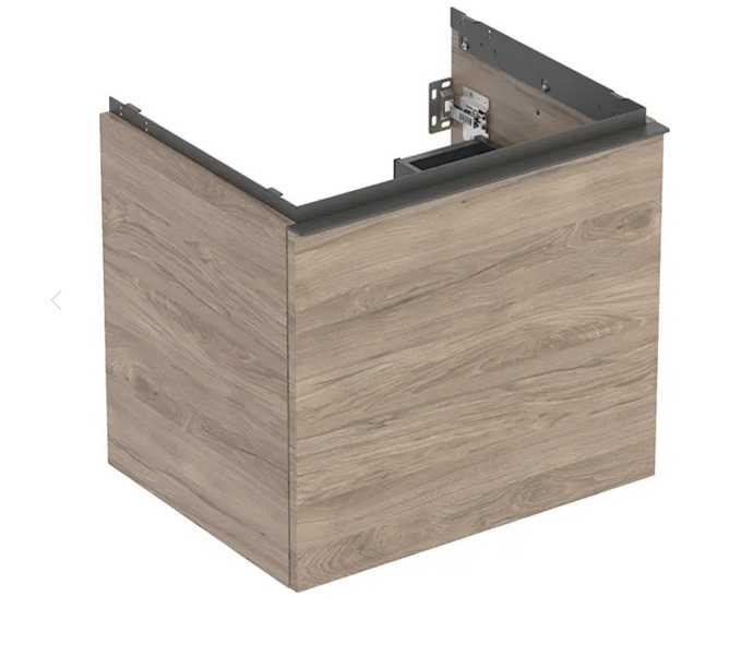 Тумба под раковину Geberit Acanto 59,2x47,5 см ДСП орех гикори 503.003.JR.1