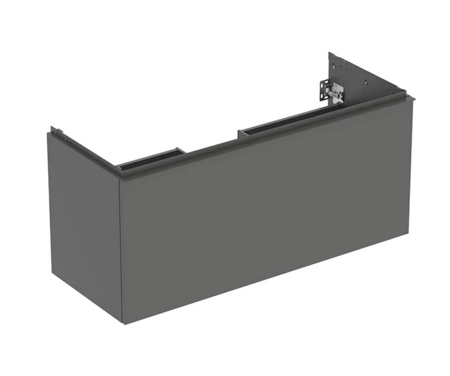 Тумба под раковину Geberit Acanto 118,4x47,5 см ДСП лава матовая 503.006.JK.1