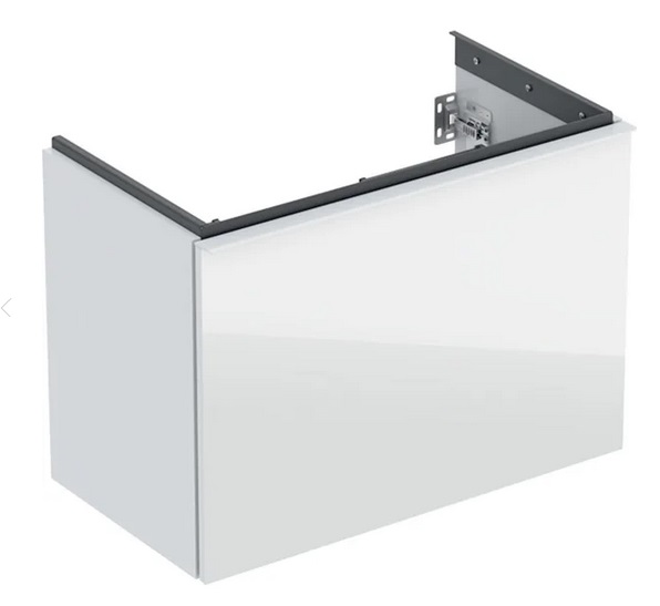 Тумба под раковину Geberit Acanto 74x41,5 см ДСП белый глянцевый 503.009.01.2