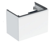 Тумба под раковину Geberit Acanto 74x47,5 см ДСП белый глянцевый 503.004.01.1