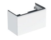 Тумба під раковину Geberit Acanto 88,8x47,5 см ДСП білий глянсовий 503.005.01.1