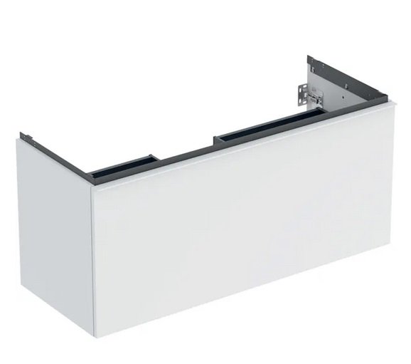 Тумба под раковину Geberit Acanto 118,4x47,5 см ДСП белый матовый 503.006.01.3