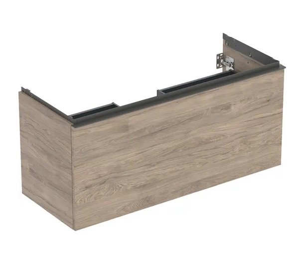 Тумба под раковину Geberit Acanto 118,4x47,5 см ДСП орех гикори 503.006.JR.1