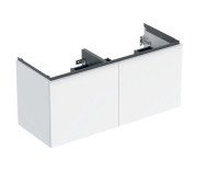 Тумба під подвійну раковину Geberit Acanto 118,4x47,5 см ДСП білий глянцевий 503.007.01.1