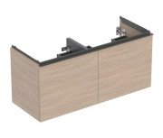 Тумба под двойную раковину Geberit Acanto 118,4x47,5 см ДСП дуб 503.007.JH.1