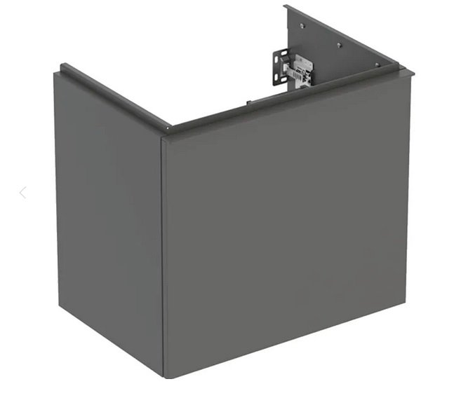 Тумба под раковину Geberit Acanto 59,2x41,5 см ДСП лава матовая 503.008.JK.1