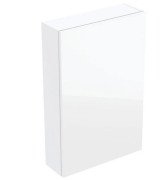 Шафка для ванної Geberit підвісна 45х15 см ДСП білий глянцевий 502.318.01.2
