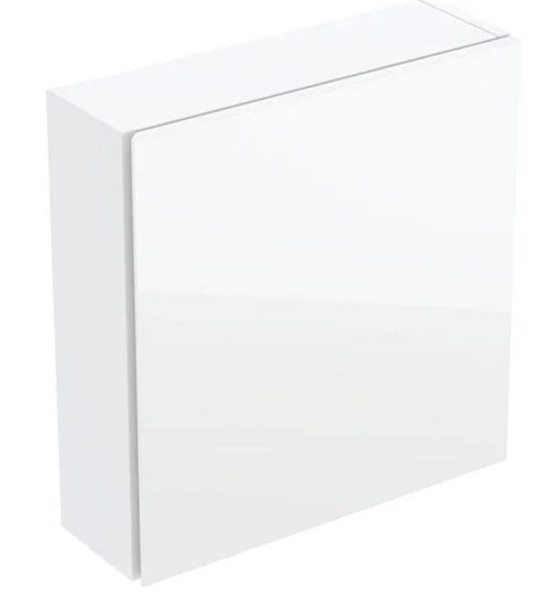 Шкафчик для ванной Geberit подвесной 45х15 см ДСП белый глянцевый 502.319.01.2