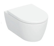 Унітаз підвісний Geberit iCon 35,5х53 см з кришкою сантехнічний фарфор білий 503.045.00.1