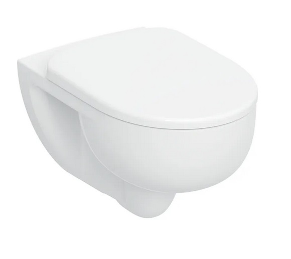 Унітаз підвісний Geberit Selnova 35,5х54 см з кришкою сантехнічний фарфор білий 503.083.00.1