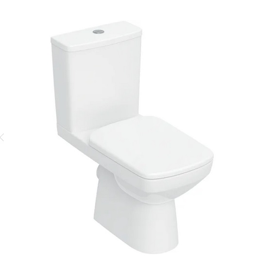 Унітаз-компакт Geberit Selnova Square 37х68 см із кришкою сантехнічний фарфор білий 503.086.00.1