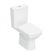 Унитаз-компакт Geberit Selnova Square 37х68 см с крышкой сантехнический фарфор белый 503.086.00.1