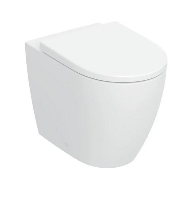 Унітаз для підлоги Geberit iCon 36х56 см з кришкою сантехнічний фарфор білий 503.080.00.1