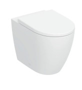 Унитаз напольный Geberit iCon 36х56 см с крышкой сантехнический фарфор белый 503.080.00.1