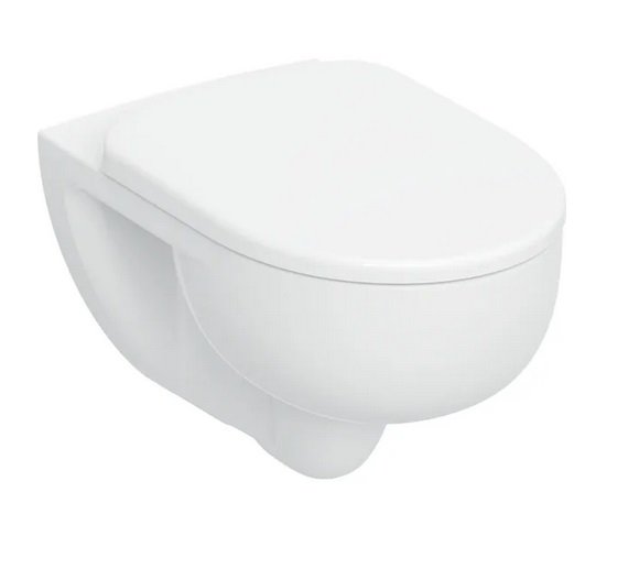 Унитаз подвесной Geberit Selnova 35,5х54 см с крышкой сантехнический фарфор белый 503.083.00.1