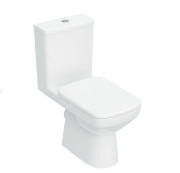 Унитаз-компакт Geberit Selnova Square 37х68 см с крышкой сантехнический фарфор белый 503.086.00.1