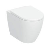 Унітаз для підлоги Geberit iCon 36х56 см з кришкою сантехнічний фарфор білий 503.080.00.1