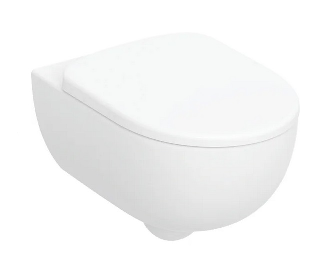 Підвісний унітаз Geberit Selnova Premium 36х53 см з кришкою сантехнічний фарфор білий 502.793.00.1