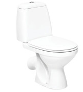 Унитаз-компакт Kolo Solo 35,5х64 см с сиденьем с крышкой сантехнический фарфор белый S7923200UA