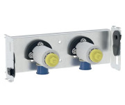 Траверса Geberit GIS для вбудованого в стіну змішувача зовнішнього монтажу 100 мм 461.741.00.1