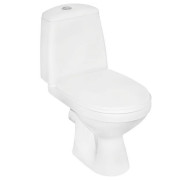 Унитаз-компакт Kolo Solo 35,5х64 см с сиденьем с крышкой сантехнический фарфор белый S7921800UA