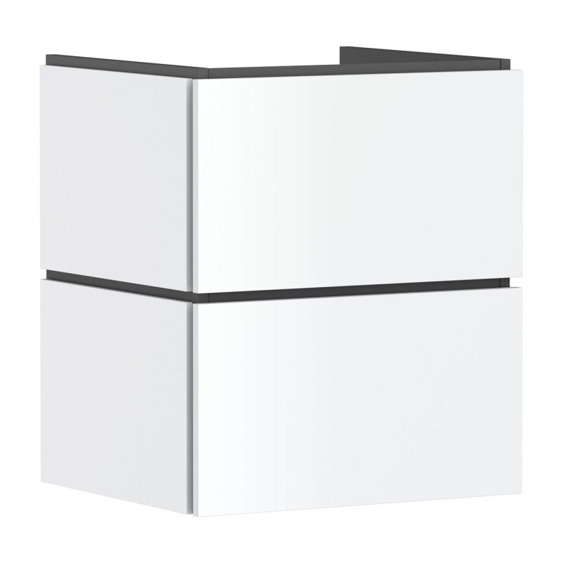 Тумба под раковину подвесная Hansgrohe Xilesa E 53х47 см МДФ матовый белый 54292700
