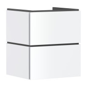 Тумба під раковину підвісна Hansgrohe Xilesa E 53х47 см МДФ матовий білий 54292700