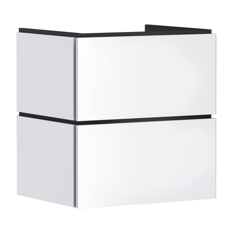 Тумба під раковину підвісна Hansgrohe Xilesa E 58х47 см МДФ матовий білий 54293700