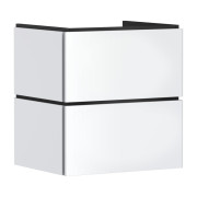 Тумба під раковину підвісна Hansgrohe Xilesa E 58х47 см МДФ матовий білий 54293700