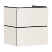 Тумба під раковину підвісна Hansgrohe Xilesa E 58х47 см МДФ пісочно-бежевий матовий 54293780