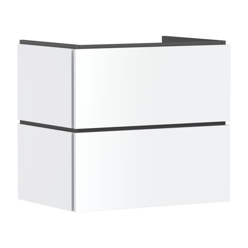 Тумба під раковину підвісна Hansgrohe Xilesa E 68х47 см МДФ матовий білий 54295700