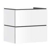 Тумба під раковину підвісна Hansgrohe Xilesa E 68х47 см МДФ матовий білий 54295700