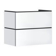 Тумба під раковину підвісна Hansgrohe Xilesa E 78х47 см МДФ матовий білий 54296700