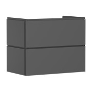Тумба под раковину подвесная Hansgrohe Xilesa E 78х47 см МДФ сланцево-серый матовый 54296760
