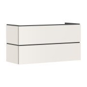 Тумба під раковину підвісна Hansgrohe Xilesa E 118х47 см МДФ пісочно-бежевий матовий 54298780