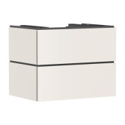 Тумба під раковину підвісна Hansgrohe Xilesa E 78х55 см МДФ пісочно-бежевий матовий 54300780