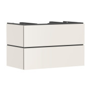 Тумба під раковину підвісна Hansgrohe Xilesa E 98х55 см МДФ пісочно-бежевий матовий 54302780