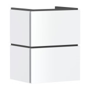 Тумба под раковину подвесная Hansgrohe Xilesa E 48х38 см МДФ матовый белый 54290700