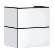 Тумба під раковину підвісна Hansgrohe Xilesa E 58х47 см МДФ матовий білий 54293700