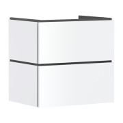 Тумба під раковину підвісна Hansgrohe Xilesa E 63х47 см МДФ матовий білий 54294700