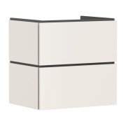 Тумба под раковину подвесная Hansgrohe Xilesa E 63х47 см МДФ песочно-бежевый матовый 54294780