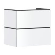Тумба під раковину підвісна Hansgrohe Xilesa E 68х47 см МДФ матовий білий 54295700