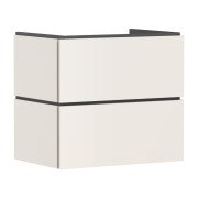 Тумба під раковину підвісна Hansgrohe Xilesa E 68х47 см МДФ пісочно-бежевий матовий 54295780