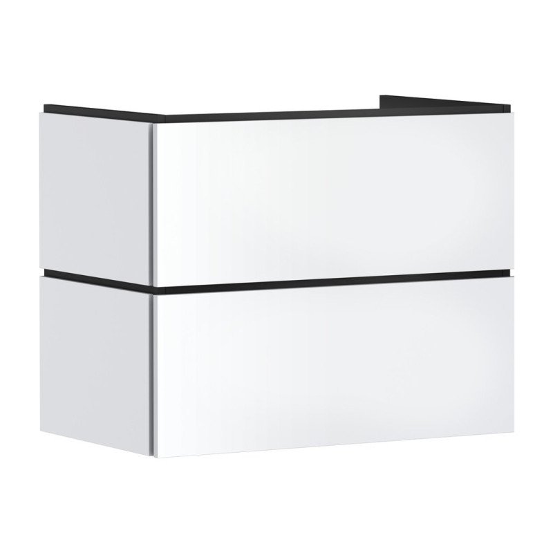 Тумба под раковину подвесная Hansgrohe Xilesa E 78х47 см МДФ матовый белый 54296700